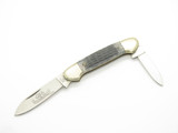 Vintage 1980s Frost Seizo Imai Seki Japan Canoe 3.62" Folding Jigged Bone Knife