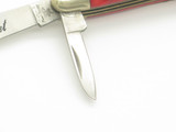 Vintage 80s Frost Cutlery Seizo Imai Seki Japan Red Bone 2.75" Folding Knife