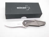 Boker Plus Federal Gustavo Cecchini Titanium CarbonFiber Framelock Folding Knife