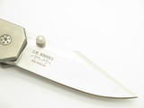 Boker Plus Scoundrel SK Knives Titanium Framelock Handle VG-10 Folding Knife