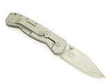 Boker Plus Scoundrel SK Knives Titanium Handle VG-10 Stonewash Folding Knife
