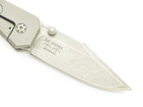 Boker Plus Scoundrel SK Knives Titanium Handle VG-10 Stonewash Folding Knife