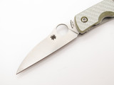 Spyderco C159GFP Air Gayle Bradley CPM-M4 White Carbon Fiber Folding Knife