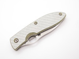 Spyderco C159GFP Air Gayle Bradley CPM-M4 White Carbon Fiber Folding Knife