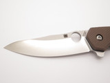 Spyderco C156GPBN Brad Southard CTS-204P Titanium Framelock Brown Folding Knife