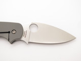Spyderco Sage 2 C123TIP S30V Plain Blade Titanium Framelock Folding Pocket Knife