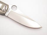 Vtg Spyderco Titanium Peter Herbst Solingen 440C Limited Folding Pocket Knife