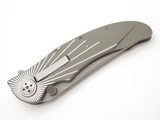 Vintage CRKT 7343 Elishewitz E-Lock Starlight AUS-8 Folding Pocket Knife