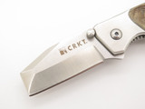 CRKT 4020RH Stubby Razel 8Cr13Mov Ram Horn Framelock Folding Pocket Knife