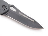 5.11 Tactical 1214 Alpha 51127 Liner Lock Plain Edge Blade Folding Pocket Knife