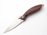 Vintage Kershaw 1460 Seki Japan AUS-8A Ironwood Folding Pocket Knife