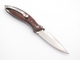 Vintage Kershaw 1460 Seki Japan AUS-8A Ironwood Folding Pocket Knife