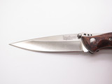 Vintage Kershaw 1460 Seki Japan AUS-8A Ironwood Folding Pocket Knife