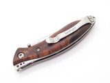 Vintage Kershaw 1460 Seki Japan AUS-8A Ironwood Folding Pocket Knife