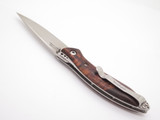 Vintage Kershaw 1460 Seki Japan AUS-8A Ironwood Folding Pocket Knife