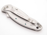 Vtg Early Kershaw USA 1600 Chive Stainless Folding Pocket Knife