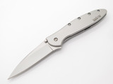 Vintage 2004 Kershaw USA 1660 Leek Stainless Folding Pocket Knife