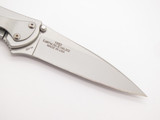 Vintage 2004 Kershaw USA 1660 Leek Stainless Folding Pocket Knife