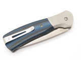Vintage 2011 Buck 337 Paradigm Pro S30V Blue-Black G10 Folding Pocket Knife