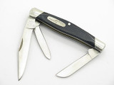 Vtg 1993 Buck 303 Cadet Medium 3 Blade Folding Pocket Knife Black Handle