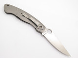 Spyderco USA C36TIFP Military Titanium Fluted Handle Folding Pocket Knife
