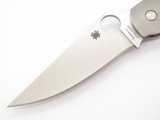 Spyderco USA C36TIFP Military Titanium Fluted Handle Folding Pocket Knife