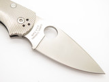 Spyderco USA C41TIFP5 Native 5 Fluted Titanium CPMS35VN Folding Pocket Knife