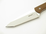 Boker Plus 02BO009 SK Knives Stonewash Fixed 6.12" Tanto Blade Knife Sheath