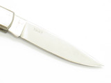 Vintage 1970s Rhino Gesco Seizo Imai Seki Japan 3.25" Bone Lockback Pocket Knife