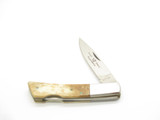 Vintage 1970s Rhino Gesco Seizo Imai Seki Japan 3.25" Bone Lockback Pocket Knife