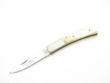 Vintage 1970s Rhino Gesco Seizo Imai Seki Japan 3.62" Bone Lockback Pocket Knife