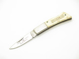 Vintage 1970s Rhino Gesco Seizo Imai Seki Japan 2.5" Lockback Bone Pocket Knife