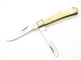 Vintage 1970s Rhino Gesco Seizo Imai Seki Japan 3.5" Folding Bone Pocket Knife