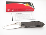 Spyderco C134CFP Gayle Bradley 1 CPM-M4 Carbon Fiber Linerlock Folding Knife