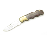 Vtg 1970s Rhino Gesco Seizo Imai Seki Japan 4.5" Folding Hunter Lockback Knife