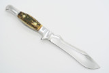 Left* Kopromed Stag Fixed Hunting Knife Polish Version Of The Puma White Hunter
