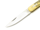 Vintage 1970s Compass Wild West Seizo Imai Seki Japan 4" Brass Lockback Knife