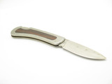 Vintage 1970s Compass Industries Seizo Imai Seki Japan Wood 5" Lockback Knife