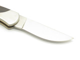 Vintage 1970s Open Road Seizo Imai Seki Japan 3.25" Wood Folding Lockback Knife