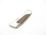 Vintage 1970s Open Road Seizo Imai Seki Japan 3.25" Wood Folding Lockback Knife