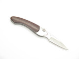 Vintage 1980s Rigid Seizo Imai Seki Japan Wood Folding 3.37" Top Lock Knife