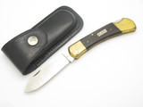 Vtg 70s Madonna Puma Inox Seizo Imai Seki Japan 4.37" Pocket Lockback Wood Knife
