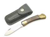 Vtg 70s Madonna Puma Inox Seizo Imai Seki Japan Pocket Lockback 4.37" Wood Knife