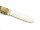 Vtg 70s Madonna Puma Inox Seizo Imai Seki Japan Pocket Lockback 4.37" Wood Knife