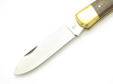Vtg 1970s Madonna Puma Inox Seizo Imai Seki Japan Pocket 4" Wood Lockback Knife