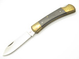 Vintage 1970s Madonna Puma Inox Imai 4" Wood Lockback Folding Pocket Knife