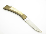 Vintage Olsen OK 152 Seizo Imai Seki Japan Lockback Brass & Bone 4.25" Knife