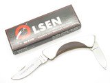 Vintage Olsen OK 143 Seki Japan Seizo Imai Canoe Folding Pocket Knife *Blem