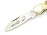 Vtg United Cutlery Seki Japan Seizo Imai 3.62" Bone Folding Canoe Pocket Knife
