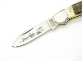 Vtg United Cutlery Seki Japan Seizo Imai 3.62" Pocket Folding Jigged Bone Knife
